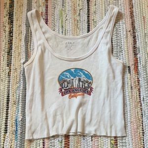 Brandy melville los angeles graphic tank